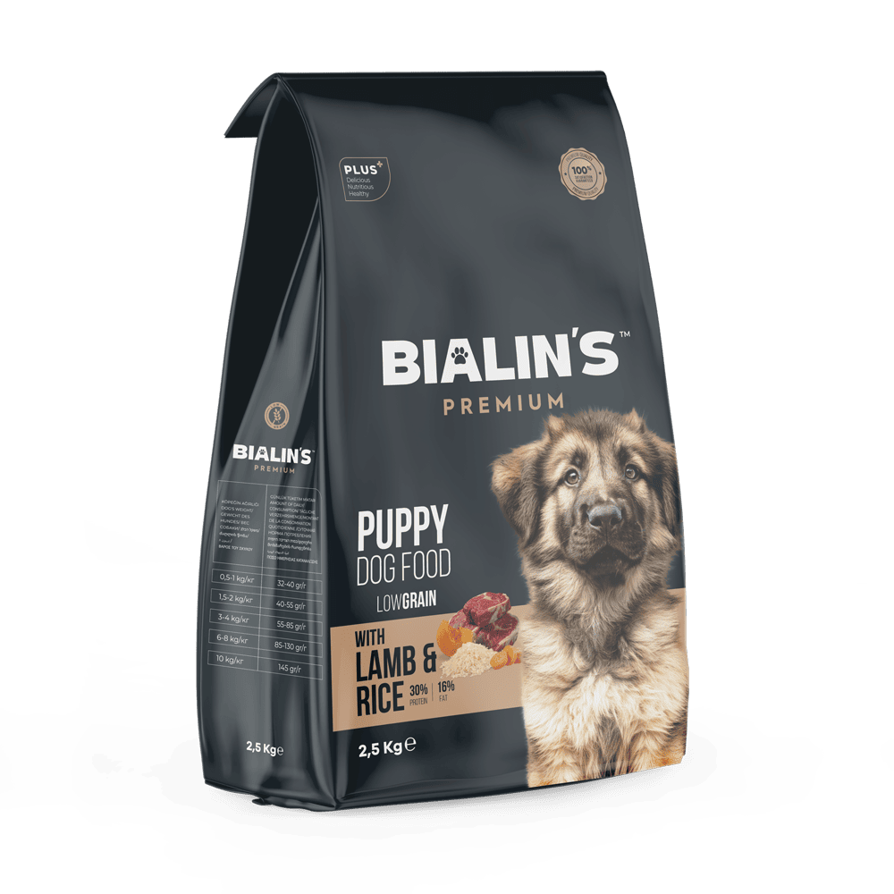 Bialins Premium Mini Breed Yavru Köpek Maması Kuzu & Pirinçli 2.5kg