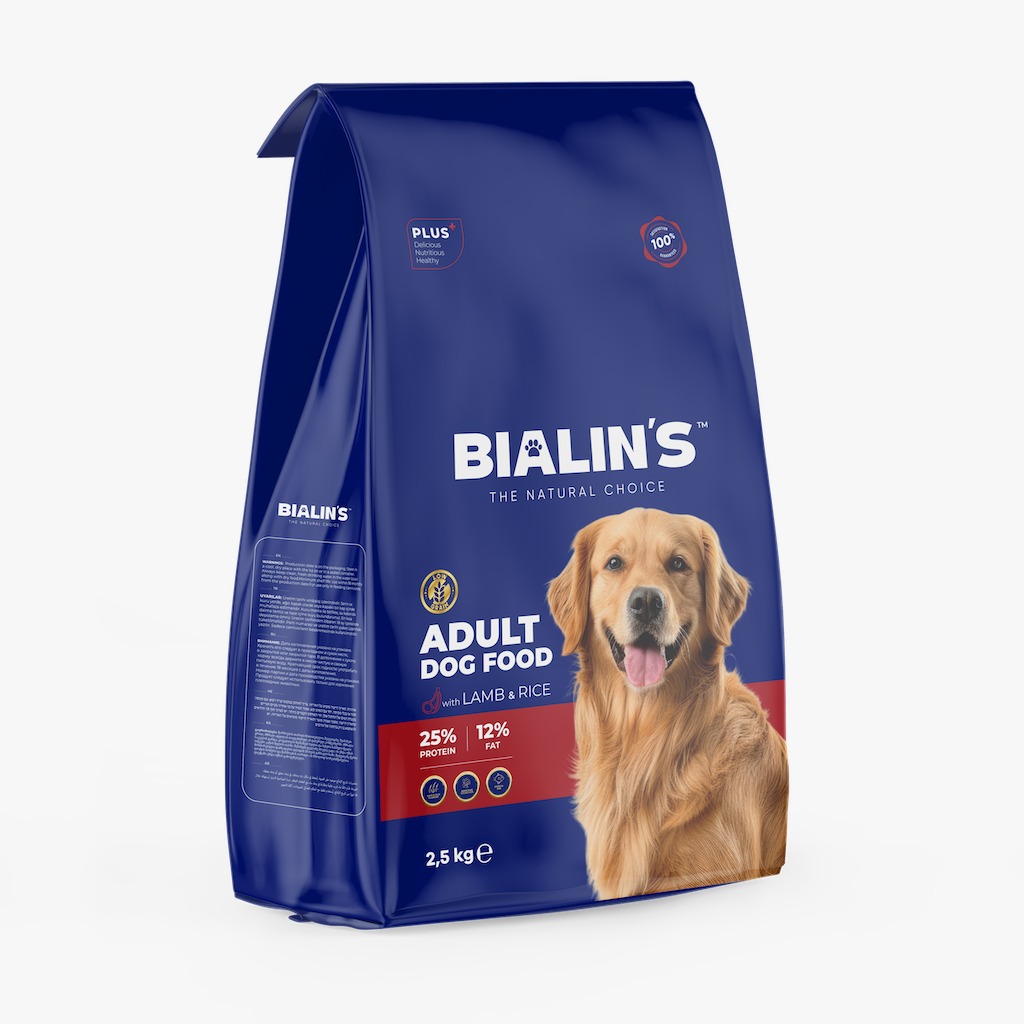 Bialin’s Nature Yetişkin Köpek Maması Kuzu & Pirinçli 2.5 Kg