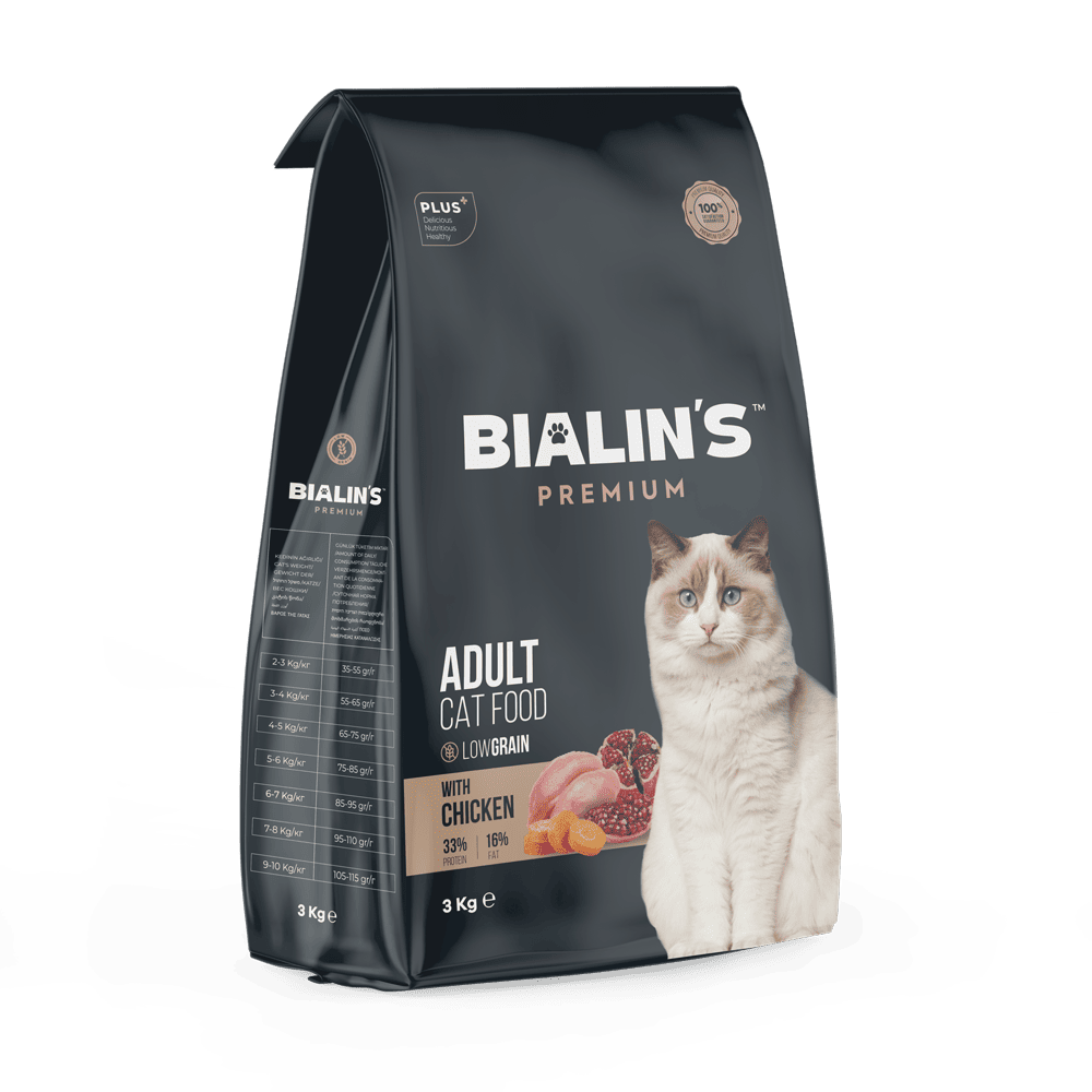 Bialins Premium Yetişkin Kedi Maması Tavuklu 3kg