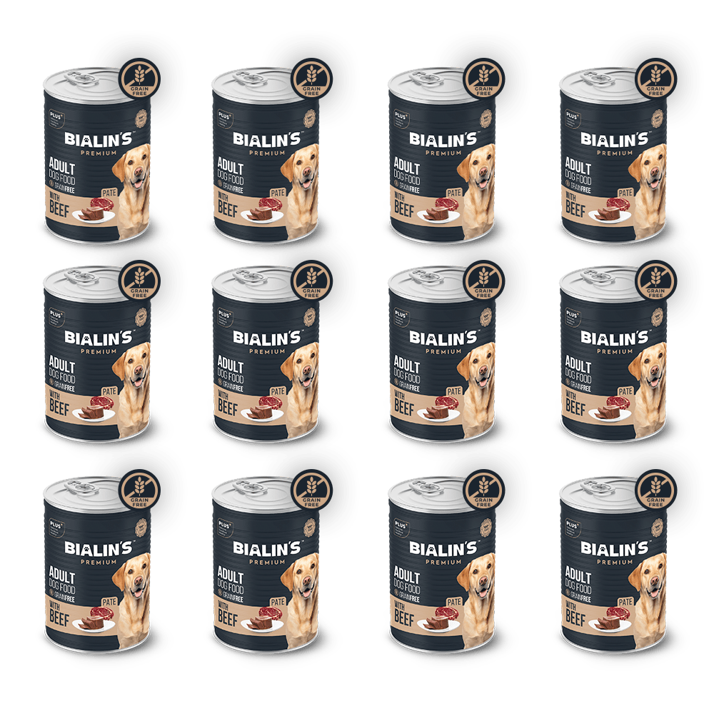 12'li Yetişkin Köpek Maması - Biftekli 400 Gram 