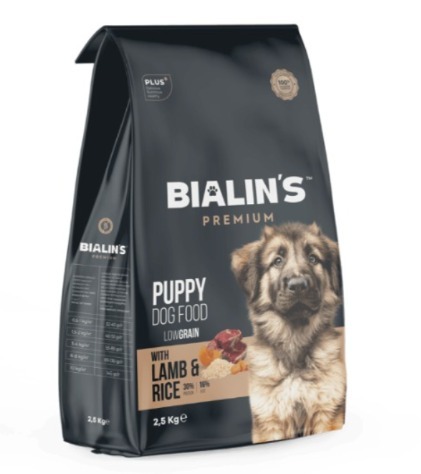 Bialins Premium Yavru Köpek Maması Kuzu & Pirinçli 2.5kg