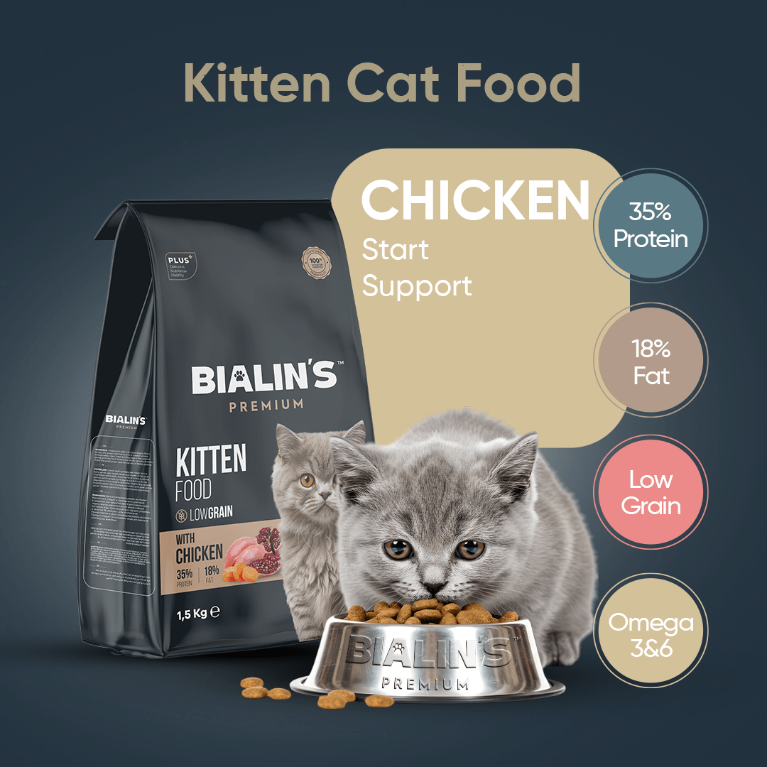 Bialins Premium Yavru Kedi Tavuklu 3kg
