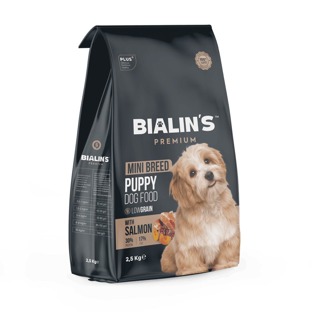 Bialins Premium Mini Breed Yavru Köpek Maması Somonlu 2.5kg