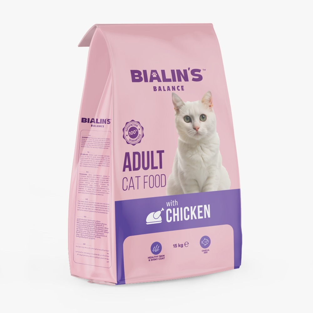 Bialin’s Yetişkin Kedi Maması Tavuklu 15 Kg