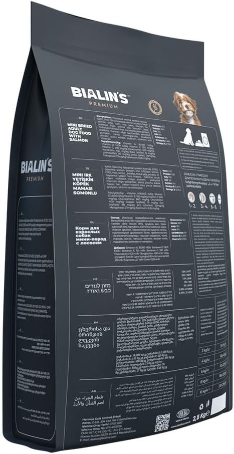 Bialins Premium Mini Breed Yetişkin Köpek Maması Somonlu 12kg