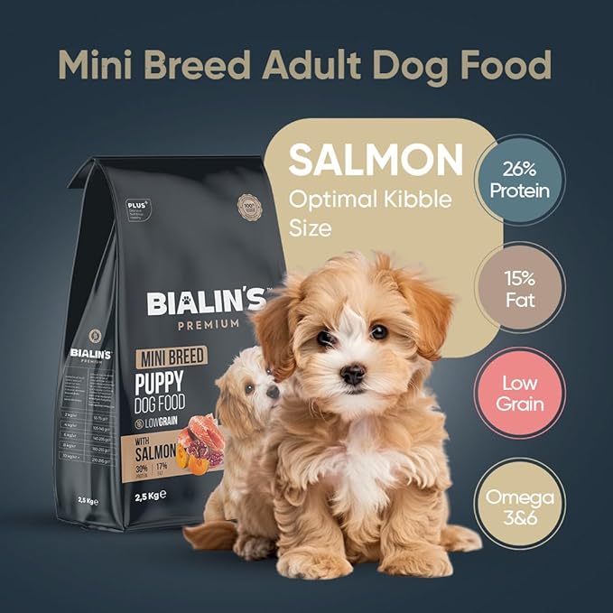 Bialins Premium Mini Breed Yetişkin Köpek Maması Somonlu 12kg