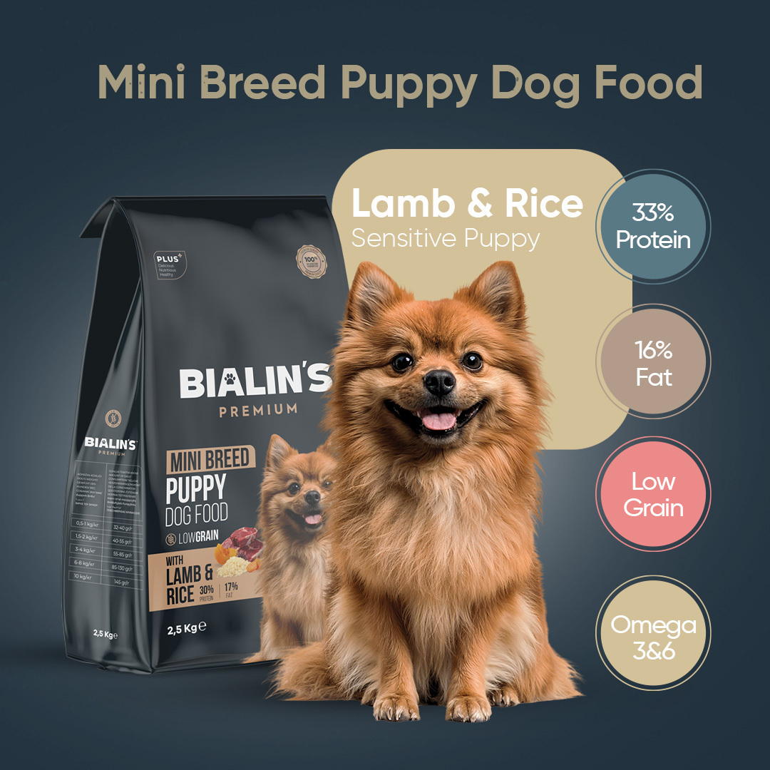 Bialins Premium Yavru Köpek Maması Kuzu & Pirinçli 2.5kg