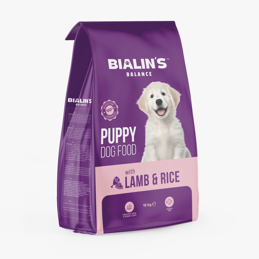 Bialin’s Yavru Köpek Maması Kuzu & Pirinçli 15 Kg