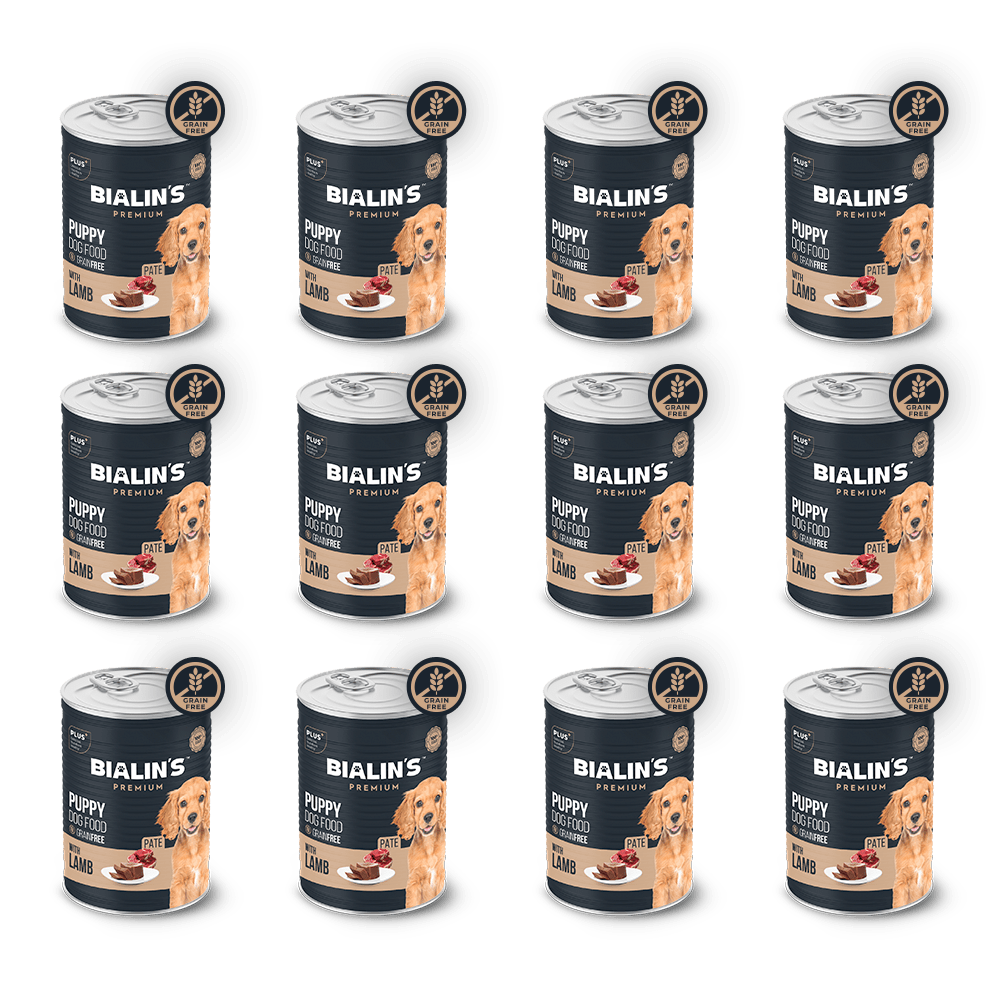 12'li Yavru Köpek Maması - Kuzulu 400 Gram 